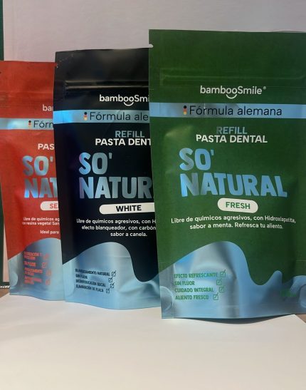 REFILL PASTA DENTAL FUNDA KRAFT BAMBOO SMILE