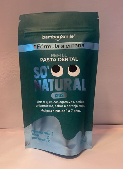 Bamboo Smile Pasta dental refill para niños